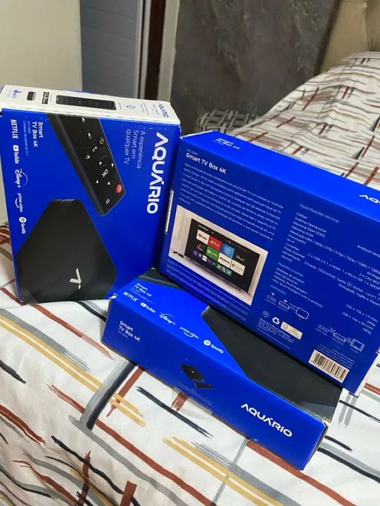 Smart Tv box 4k Aquário 