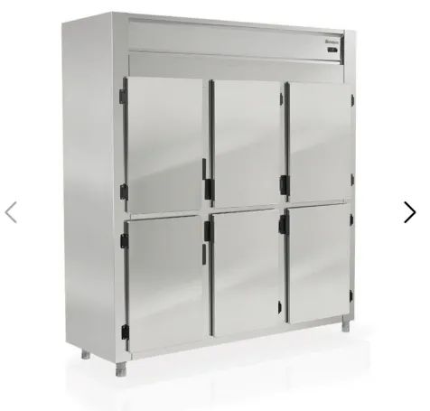 Geladeira comercial 6 portas* Gelopar inox 