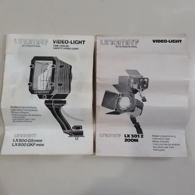 Iluminador De Video Unomat West Germany LX 800 GS Mini - Foto 4