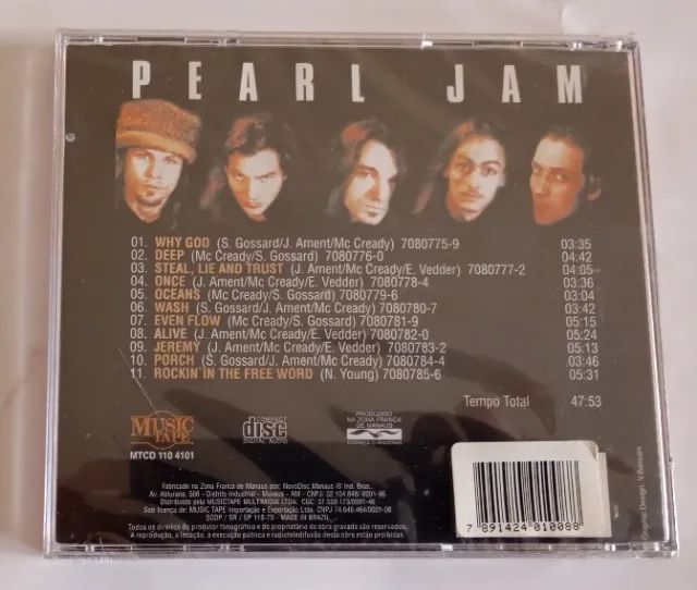 CD Pearl Jam Five And Live ( Lacrado ) - Foto 2