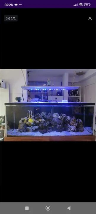 Apenas o aquário(vidro) usado150x45x60 LEAI DESCRICAO!  - Foto 2