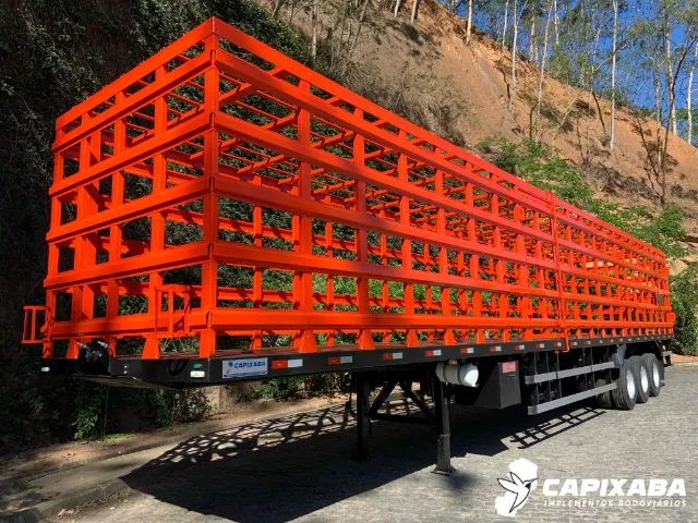 Carreta gaiola transporte de gás 1740 botijão P13 - Foto 3
