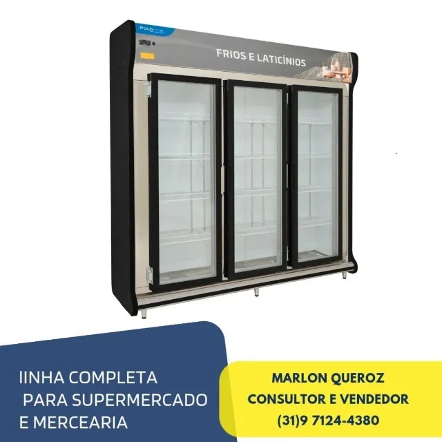 Freezer Refrigerador 3 Portas Polo Frio