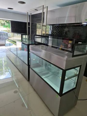 Expositora inox-montar ou renovar seu comércio 