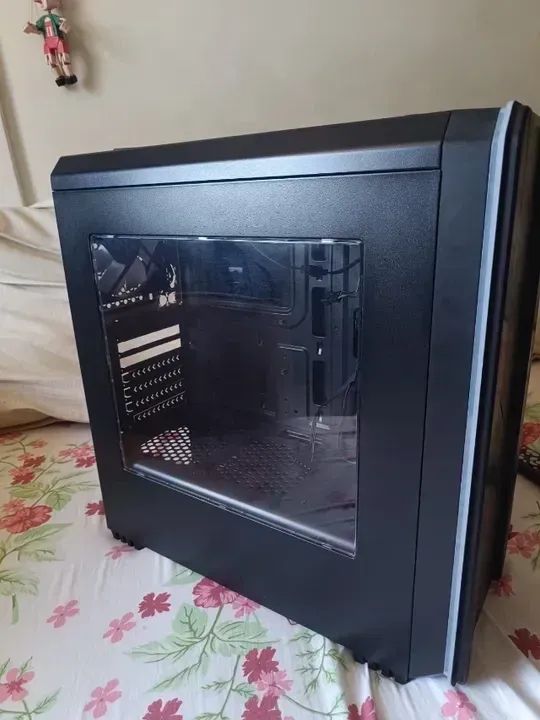 Gabinete Gamer Nox Hummer ATX/MATX RGB + 2 FANS - Foto 2