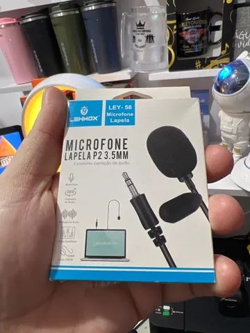 Microfone de lapela p2  - Foto 2