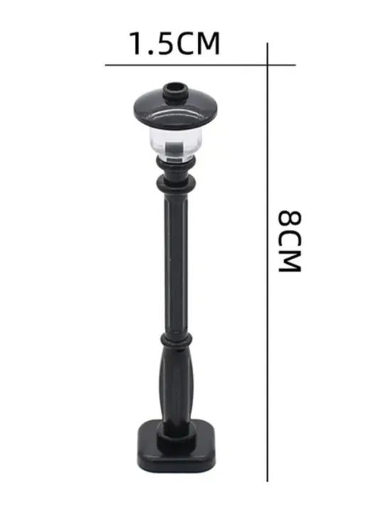 Minifigura poste de luz compatível com Lego 