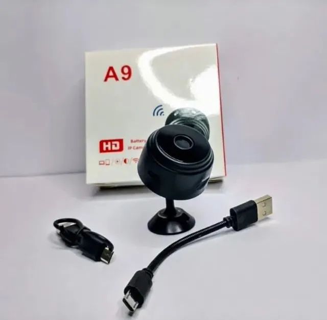 Mini camera A9 (Filma e Grava em tempo real)