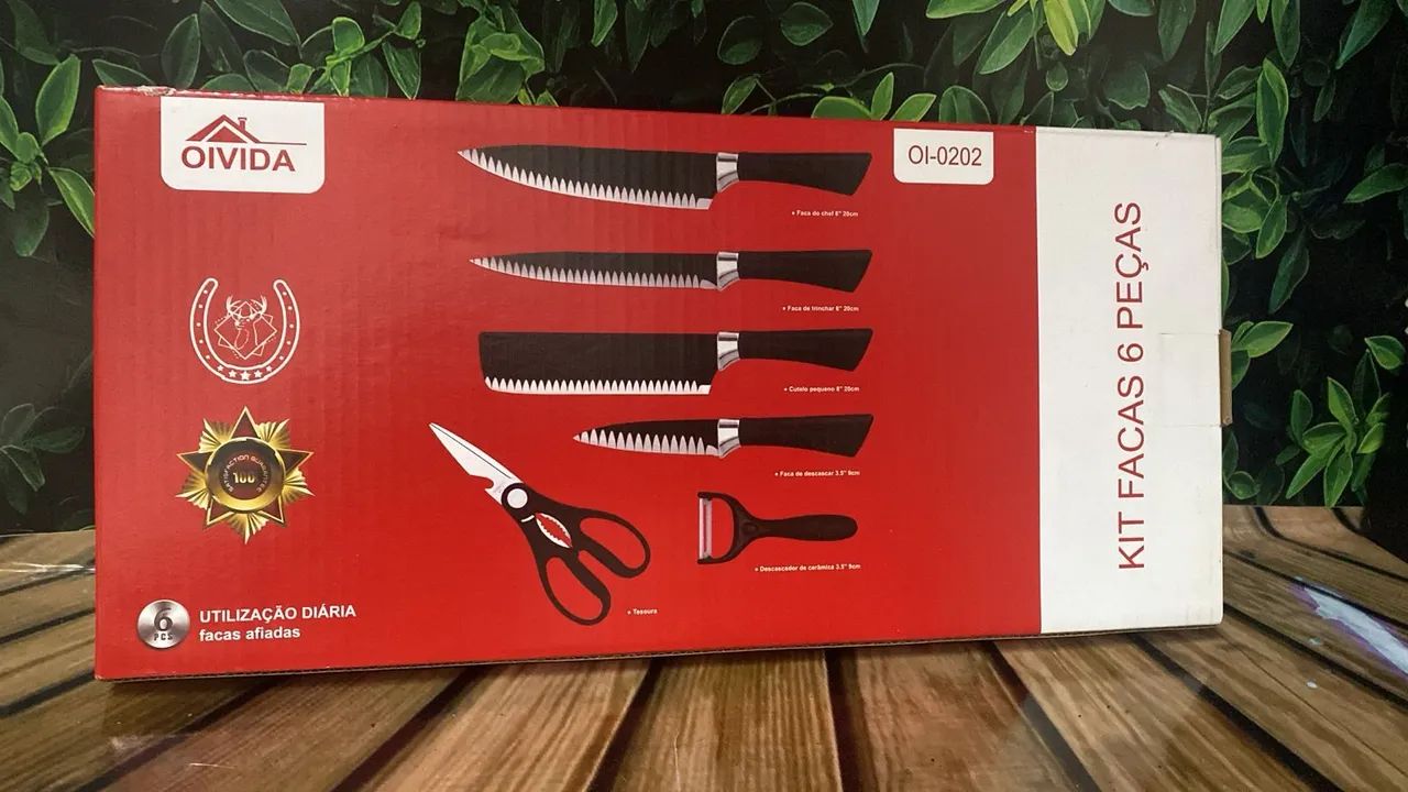 Jogo de Facas 6 Peças - Inox - Alta Qualidade - Foto 2