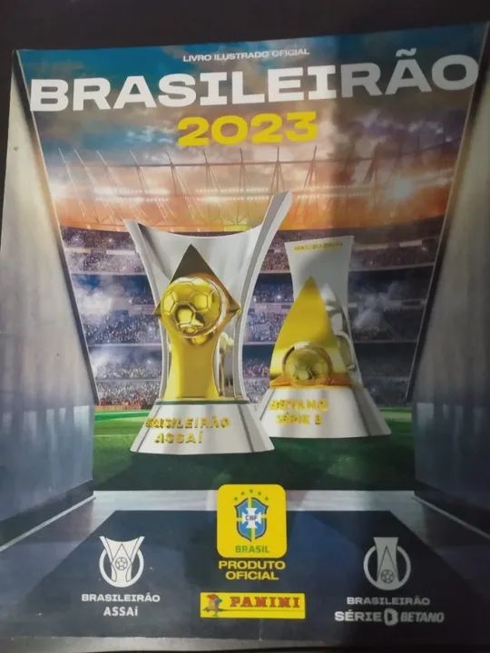 Álbum campeonato brasileiro 2023 (Com 85 figurinhas)