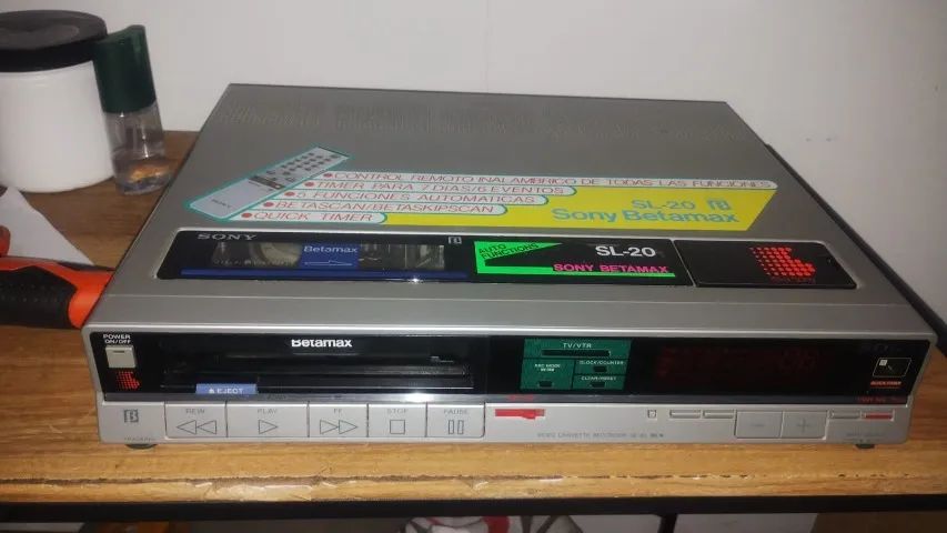 Vídeo Sony Betamax Sl-20 + Controle ( Ntsc Puro ) Leia!! (Usado) - DVD ...