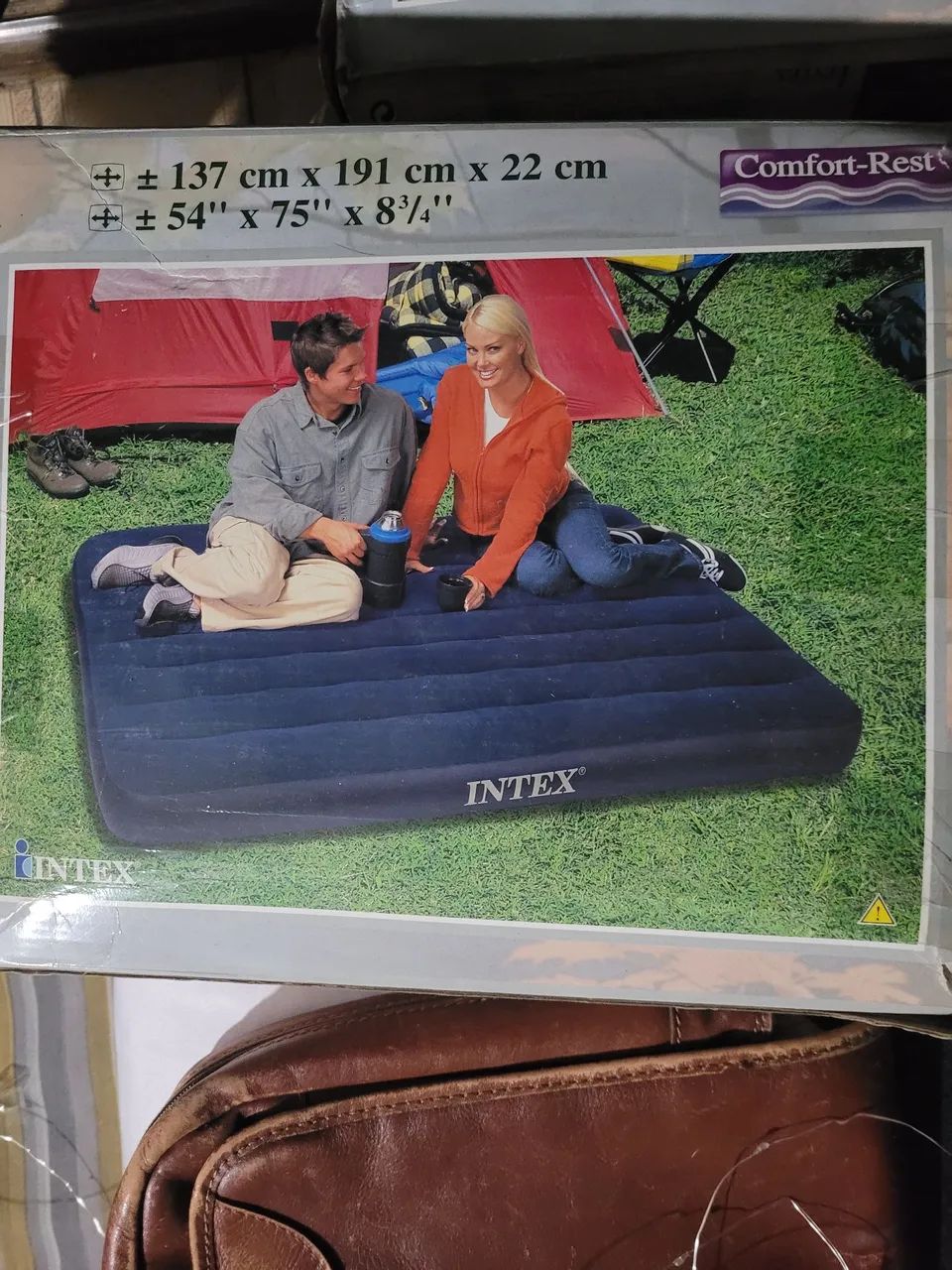Colchão inflavel - acampamento casal