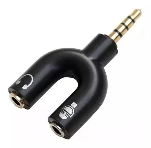 Adaptador Splitter P3 Headset Fone Microfone P2 X P3 Y - Foto 4