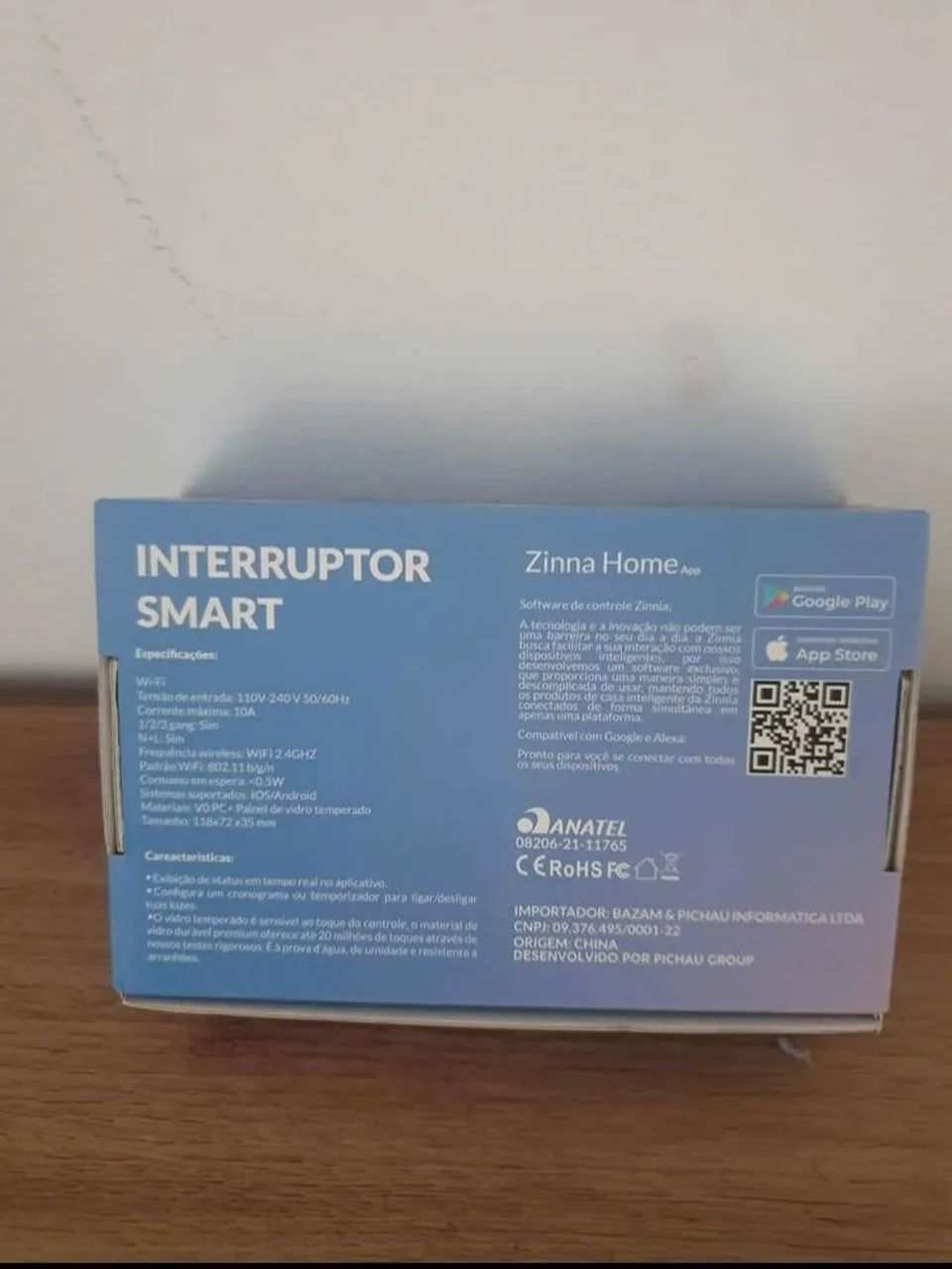 Interruptor Smart Wi-Fi para Casa Inteligente