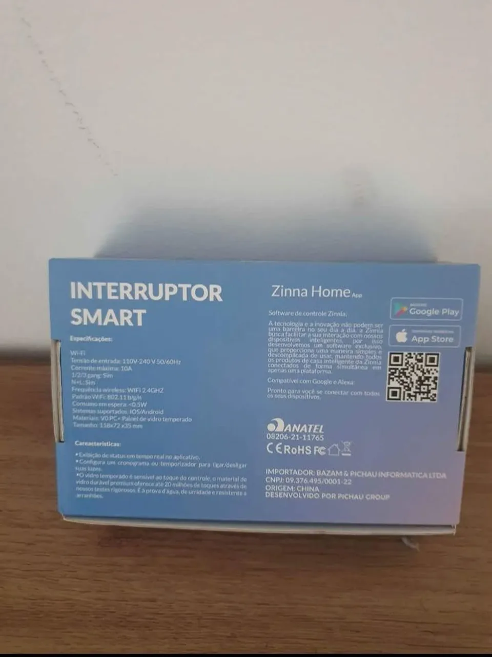 Interruptor Smart Wi-Fi para Casa Inteligente