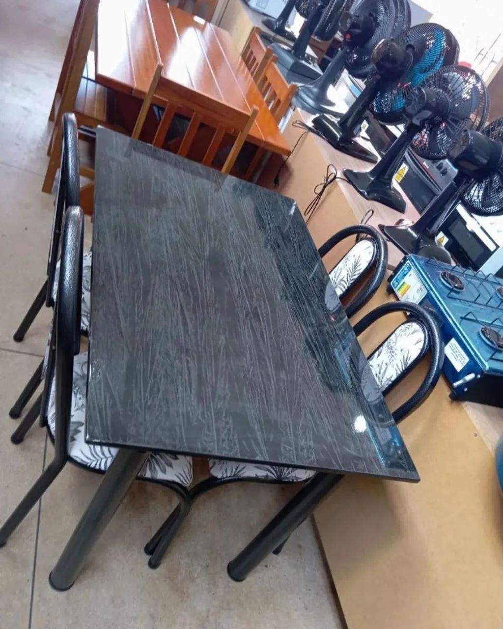 Mesa de jantar 4 cadeiras 1.20 cm - Foto 2