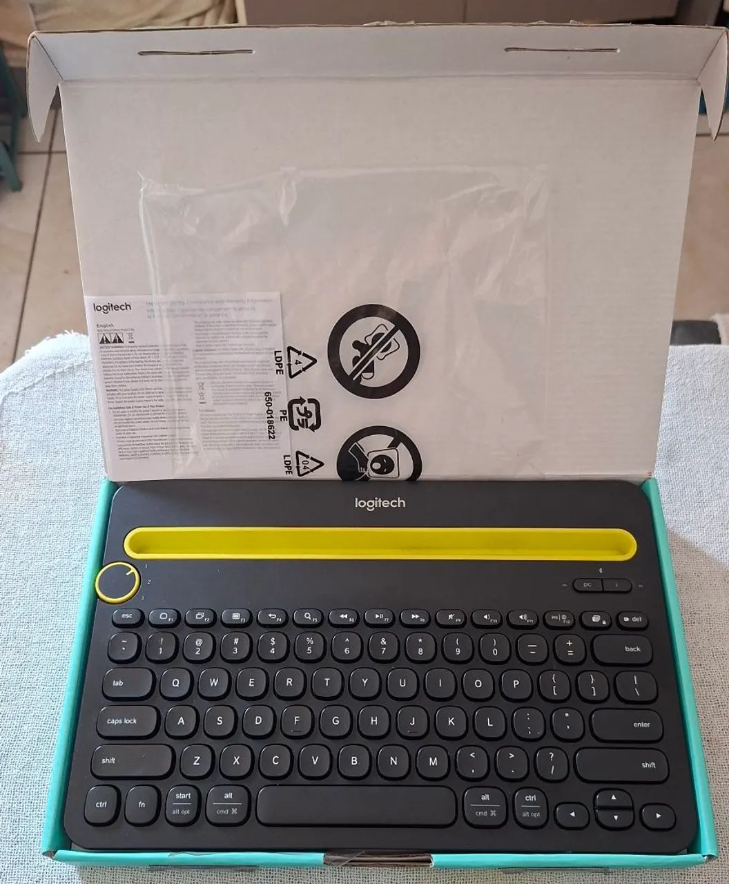 Teclado Logitech K480 Preto - Foto 2