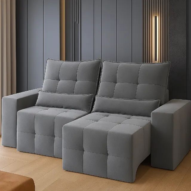 Sofá retratil e reclinavel novo (DIVIDIMOS EM ATE 10X SEM JUROS)