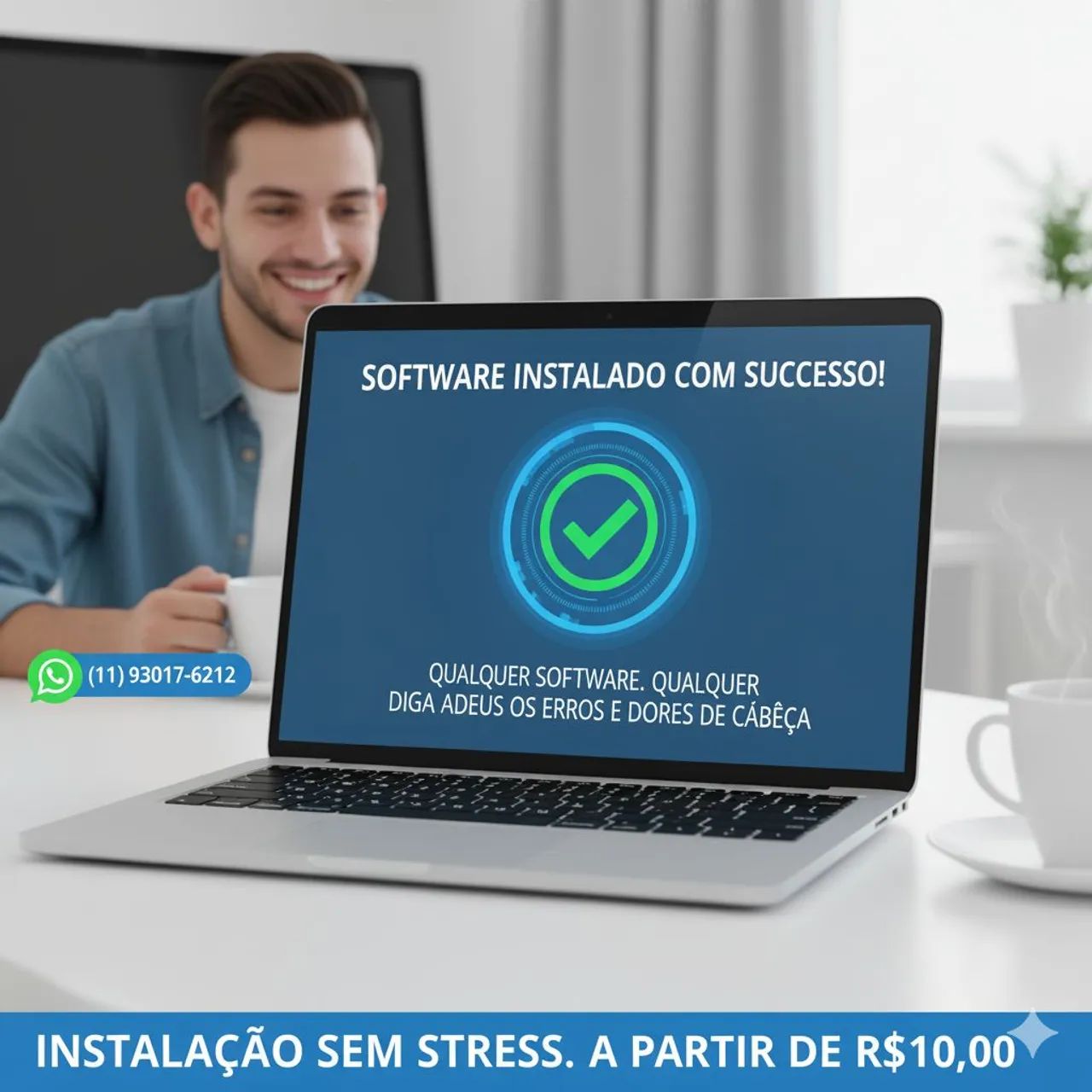 Instalamos Seu Software Sem Sair de Casa! Rápido, Seguro e Garantido. - Foto 2