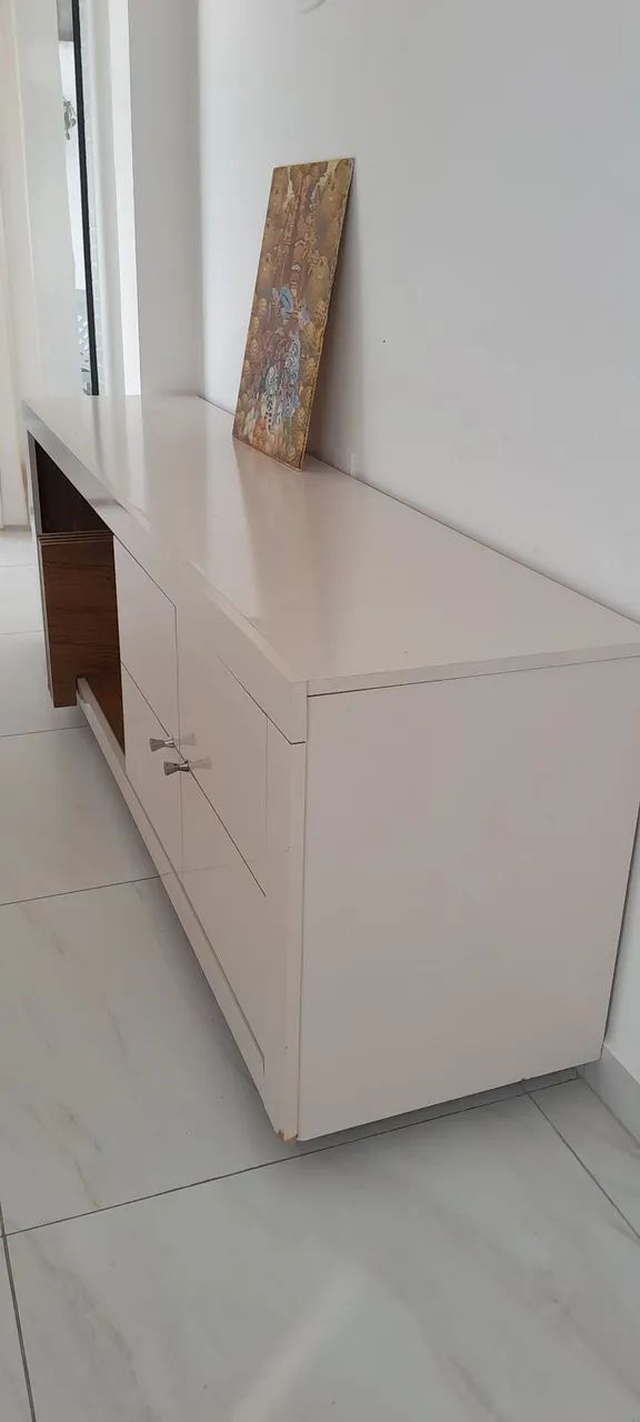 Rack Off-white 100% MDF com rodinhas. - Foto 3