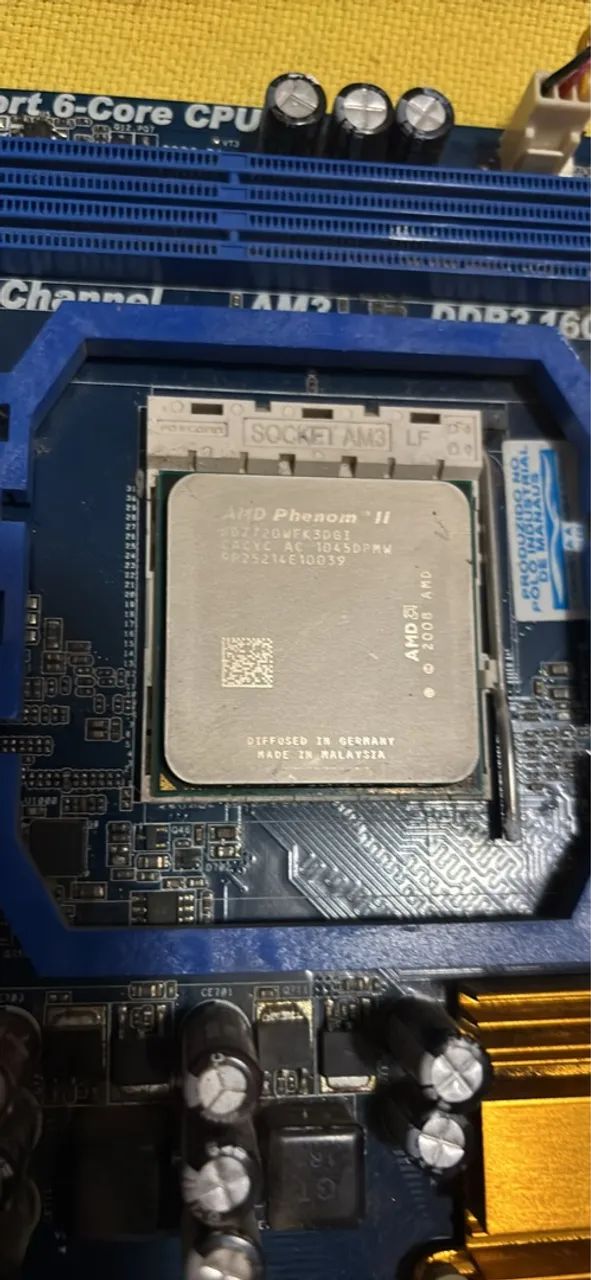 Processador AMD Phenom X3 + cooler