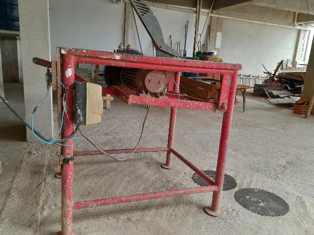 Serra circular com bancada de aço - Foto 3