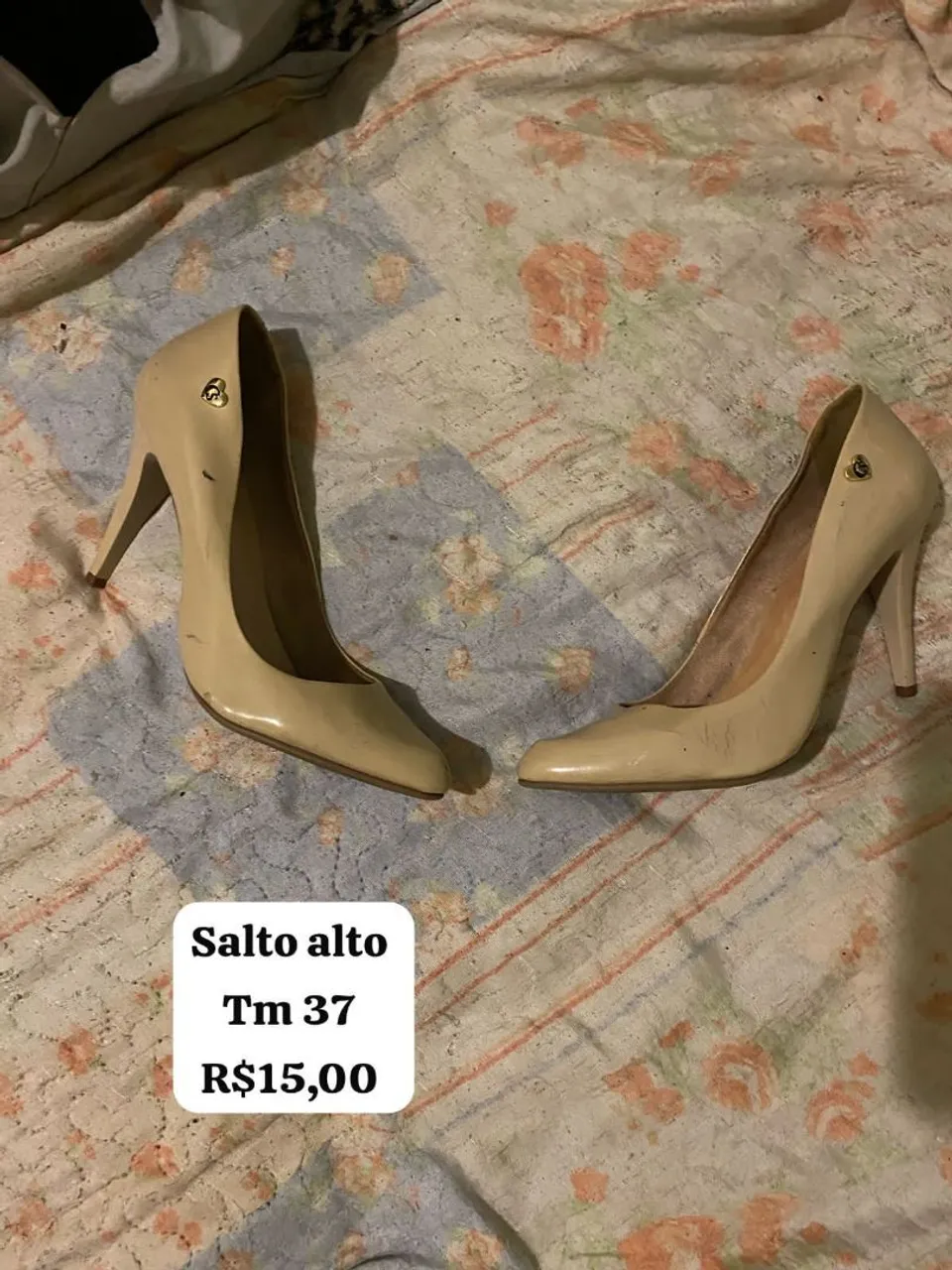 Salto Alto Bege