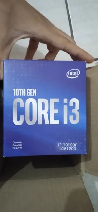 Processador Intel Core i3 10100F, 3.60GHz (4.30GHz Turbo), 10ª Geração, 4-Cores 8-Threads