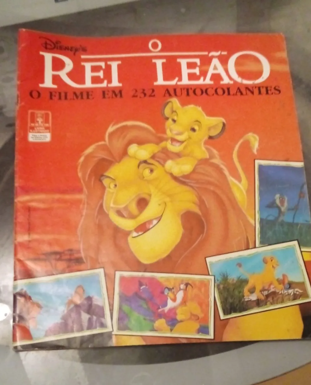 Álbum O Rei Leão 1994 editora abril