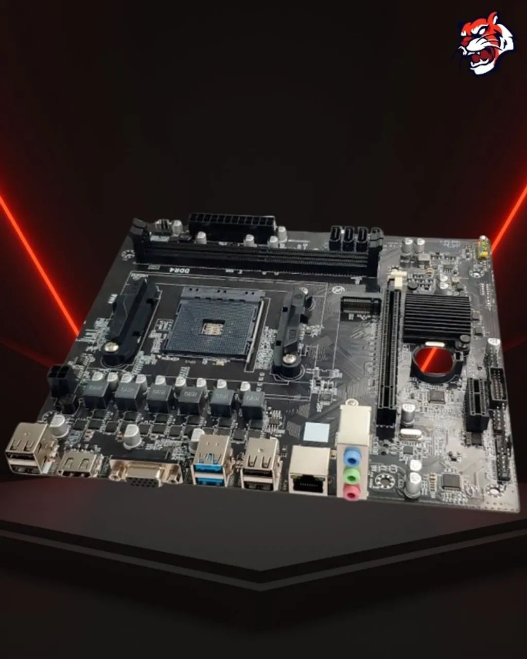 Placa Mãe AMD A320 DDR4 | GT  Entrega Gratis 1 ano de garantia e nota - Foto 4