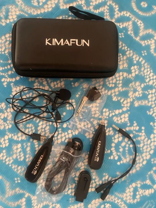 Kit Microfone Lapela - Kimafun