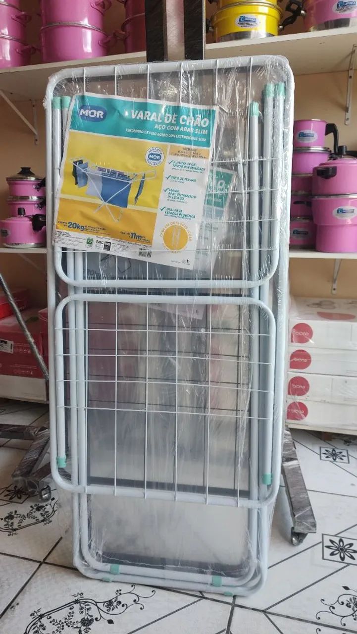 Varal de Chão MOR Aço Slim