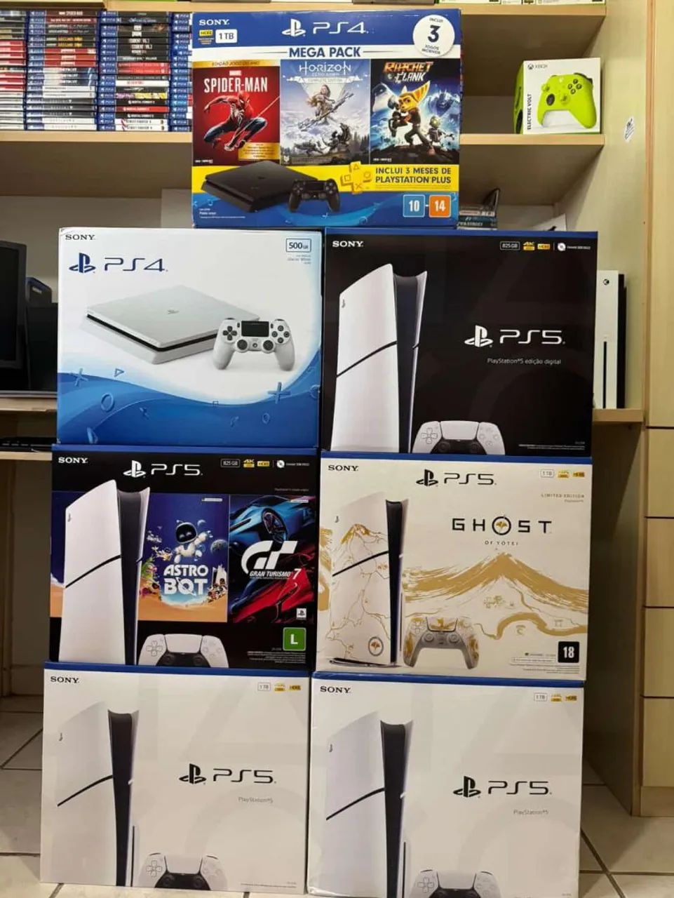 Ps5 slim lacrado com garantia 