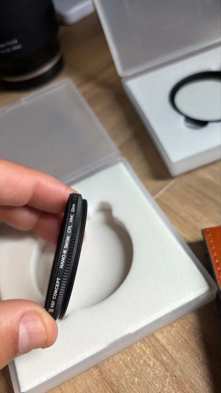 Kit com 3 filtros K&F Concept - todos 52mm - Foto 6