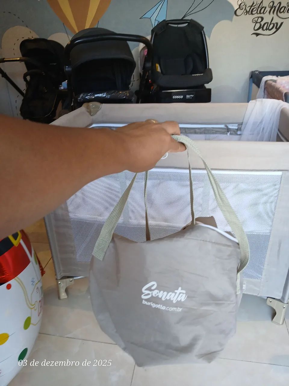 Berço cercado unisex 