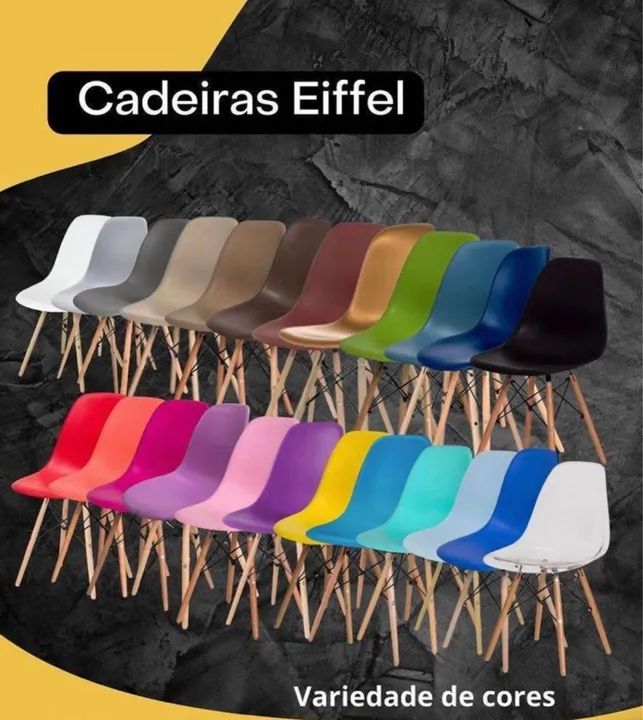 Cadeiras Eiffel - Variedade de cores
