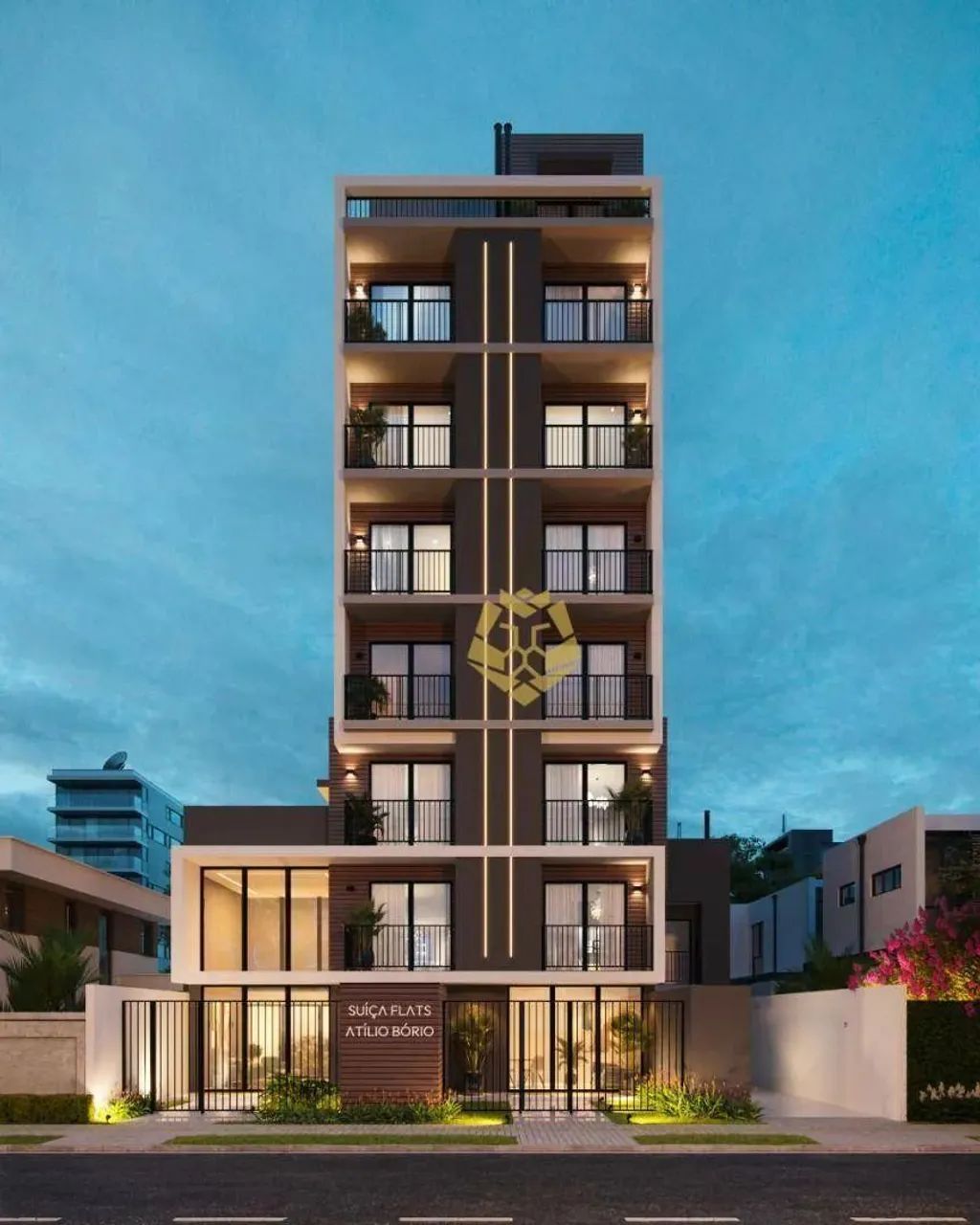 Studio com 1 dormitório à venda, 23 m² por R$ 291.183,10 - Cristo Rei - Curitiba/PR - Foto 5