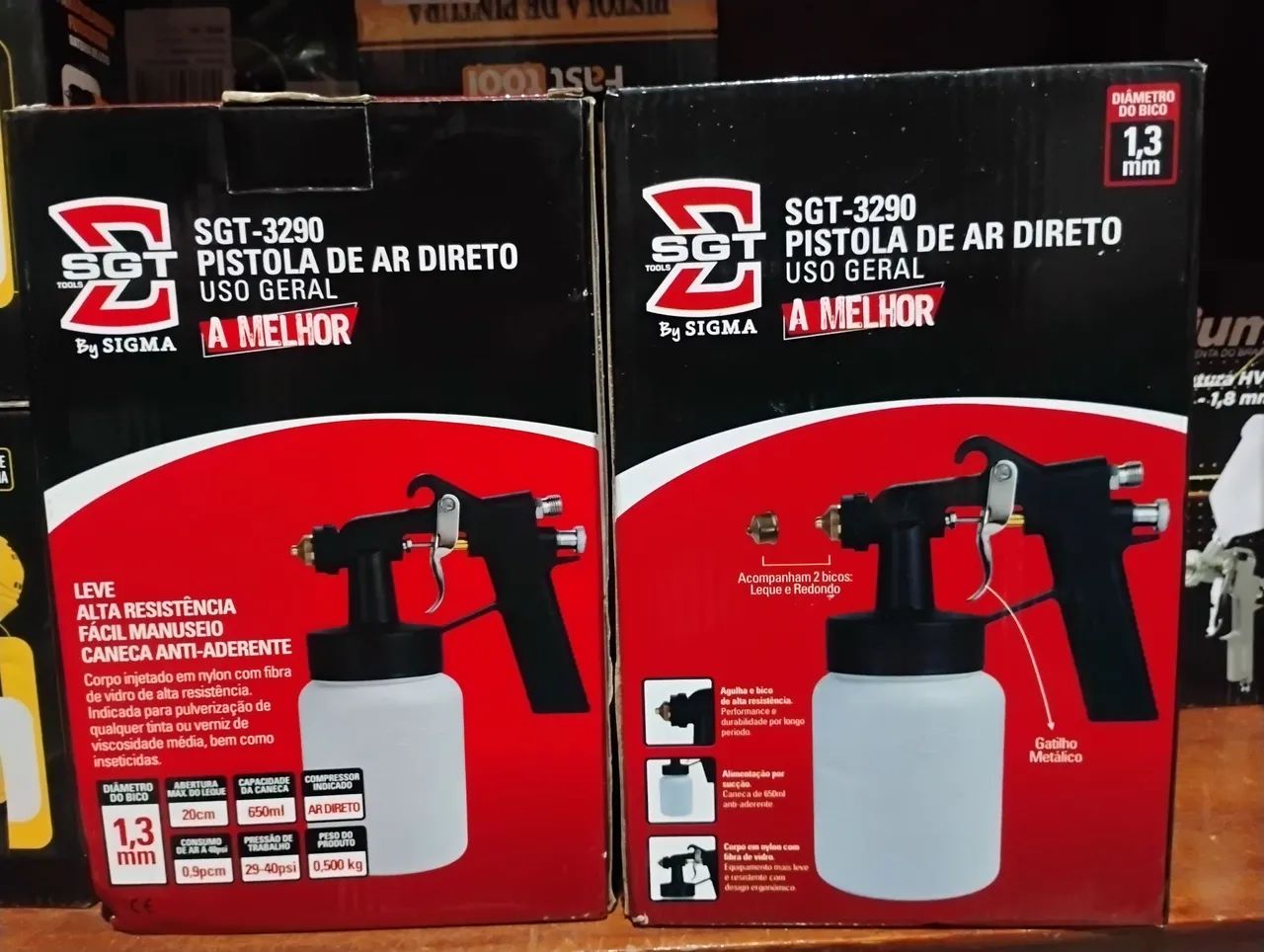 Pistola de ar direto Sigma SGT-3290 - Foto 4