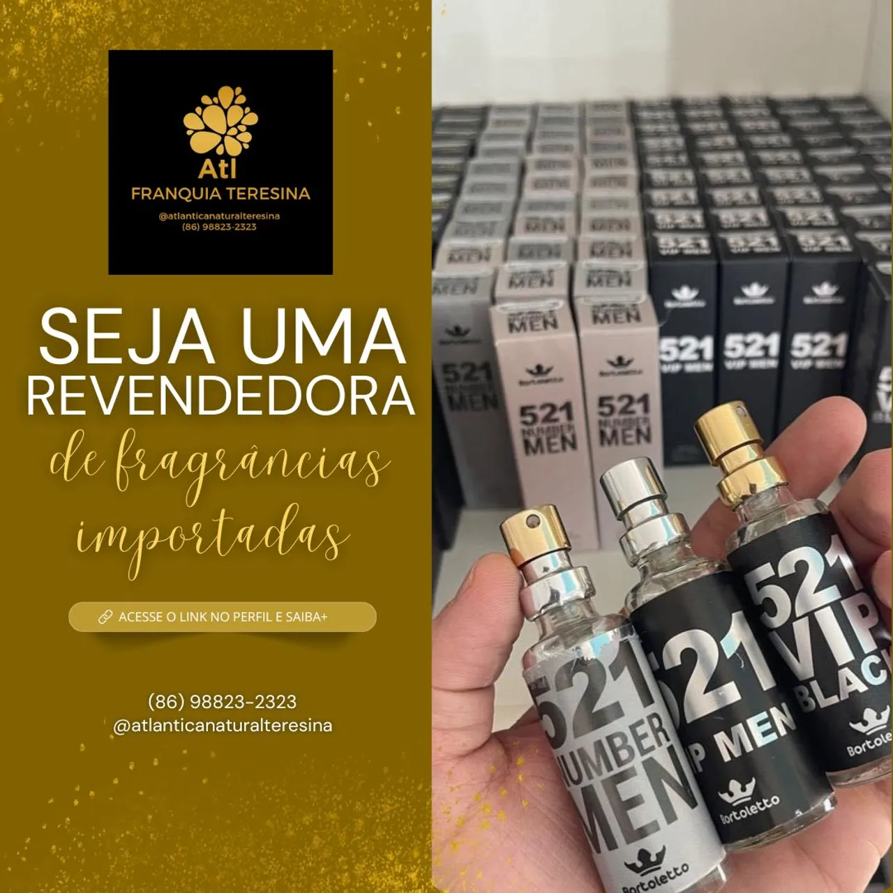 Revenda perfumes masculinos e femininos importados