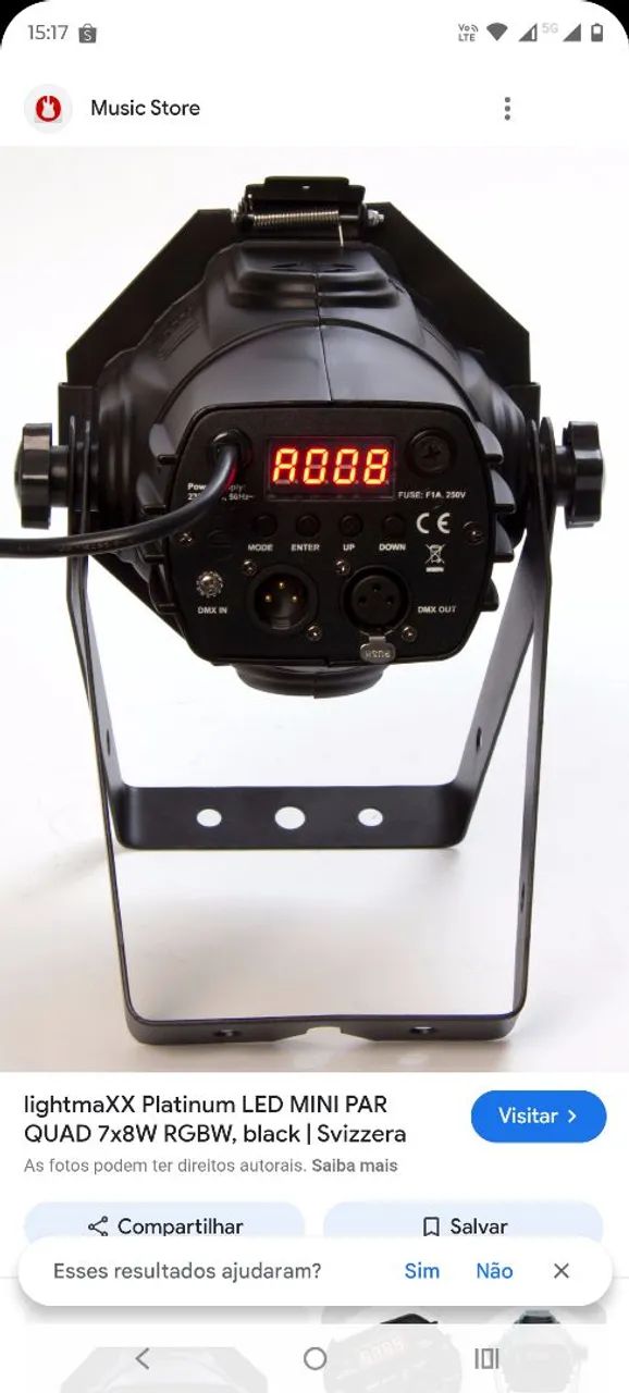 LED MINI PAR Lighrmaxx Platinum - Foto 2