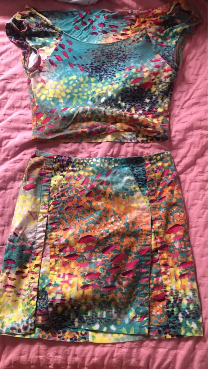 conjunto cropped+saia
