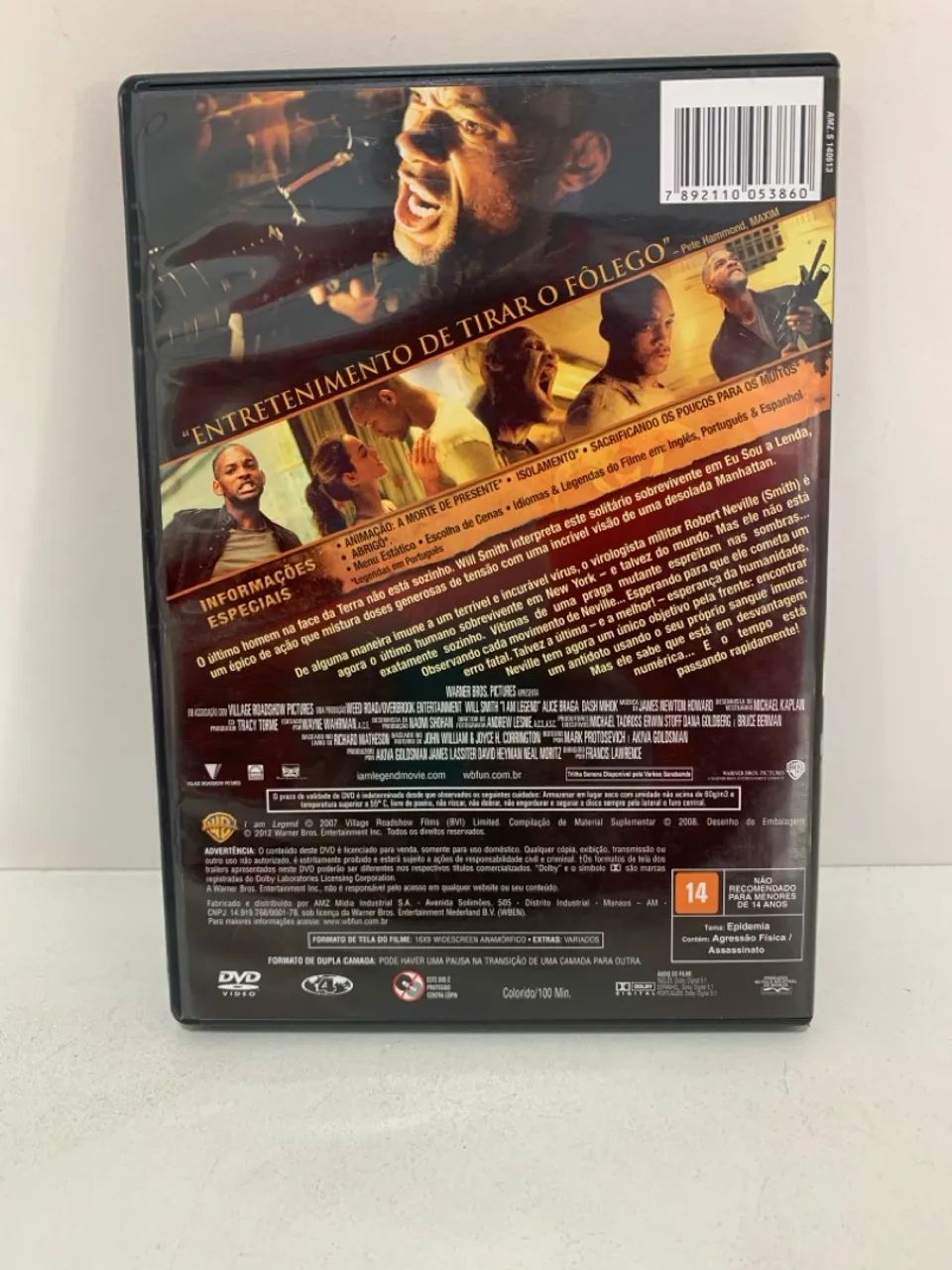 DVD eu sou a lenda  - Foto 2