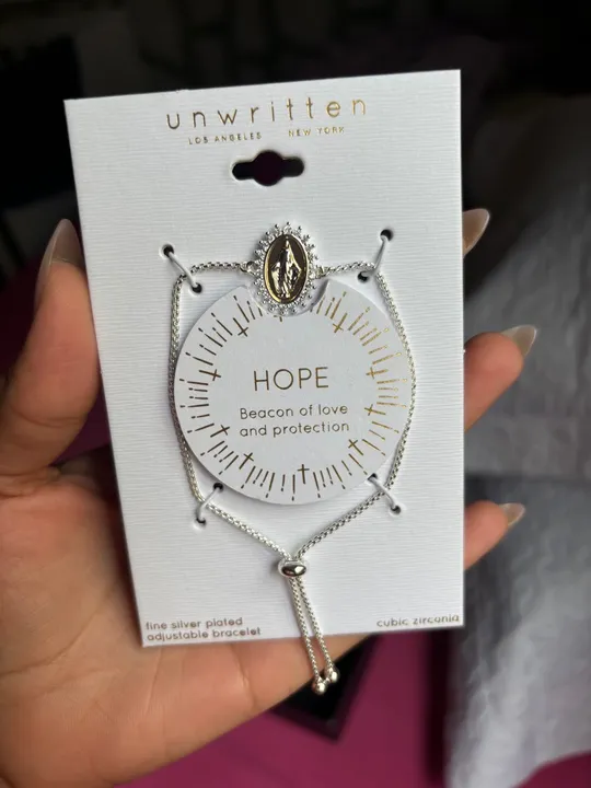 Pulseira de Prata com Nossa Senhora