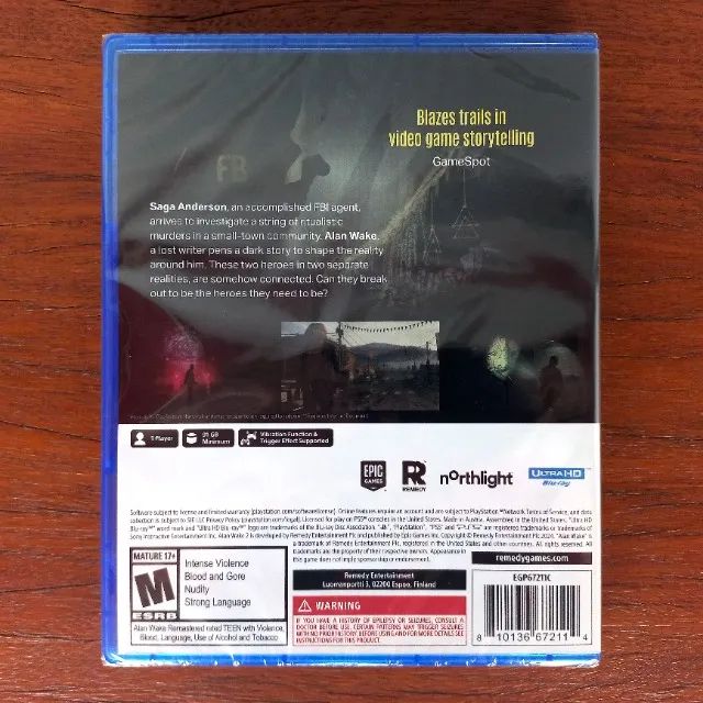 Alan Wake 2 PS5 Deluxe Edition LACRADO - Foto 2
