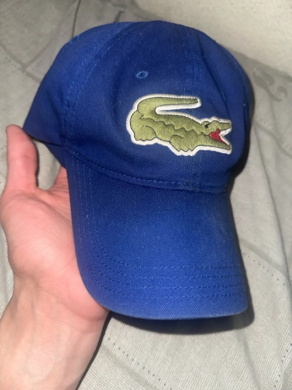 Boné Lacoste Azul Original
