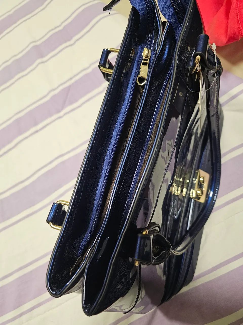BOLSA  AZUL MARINHO NOVA LIMDA - Foto 3