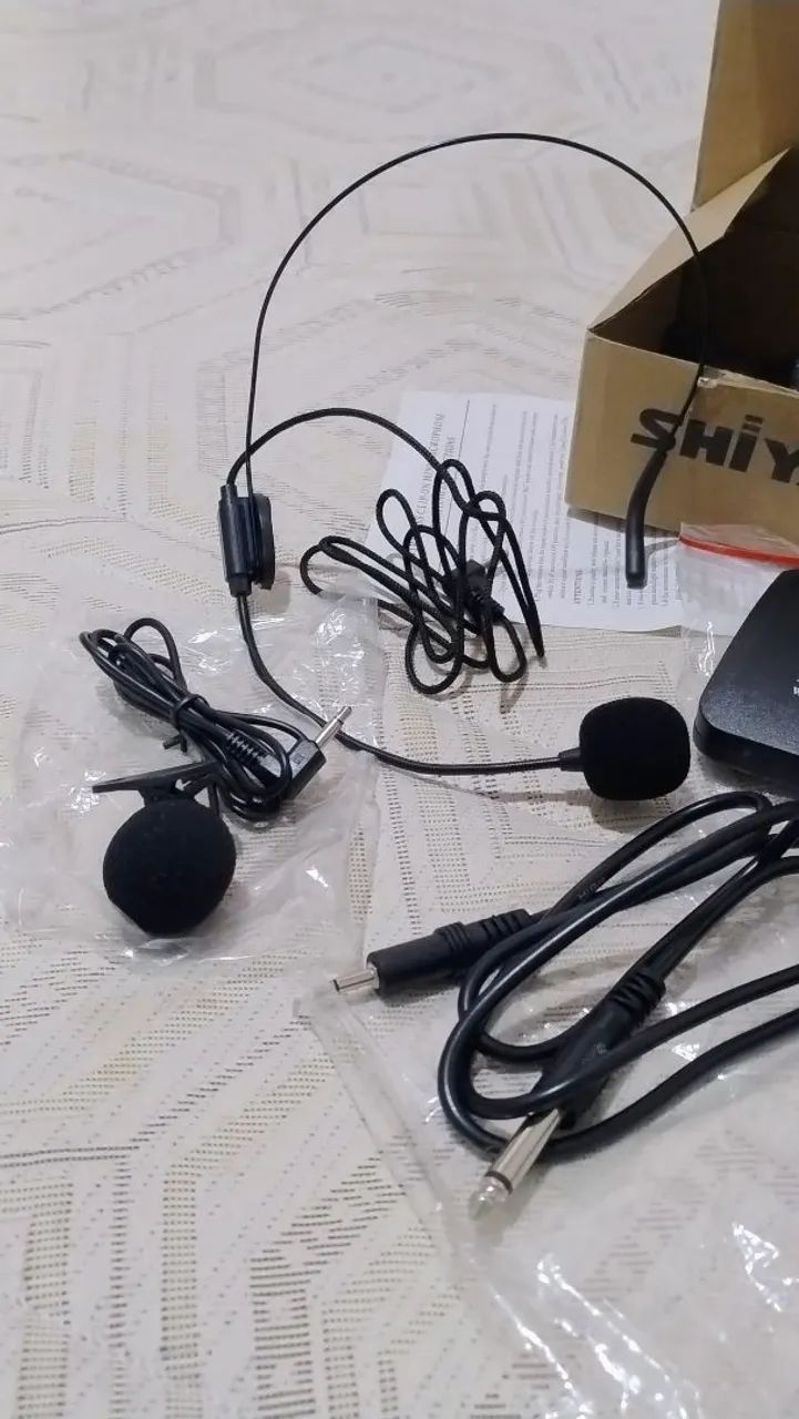 Microfone Sem Fio Shiya WM-368 para Celular, Câmera e Computador - Foto 3