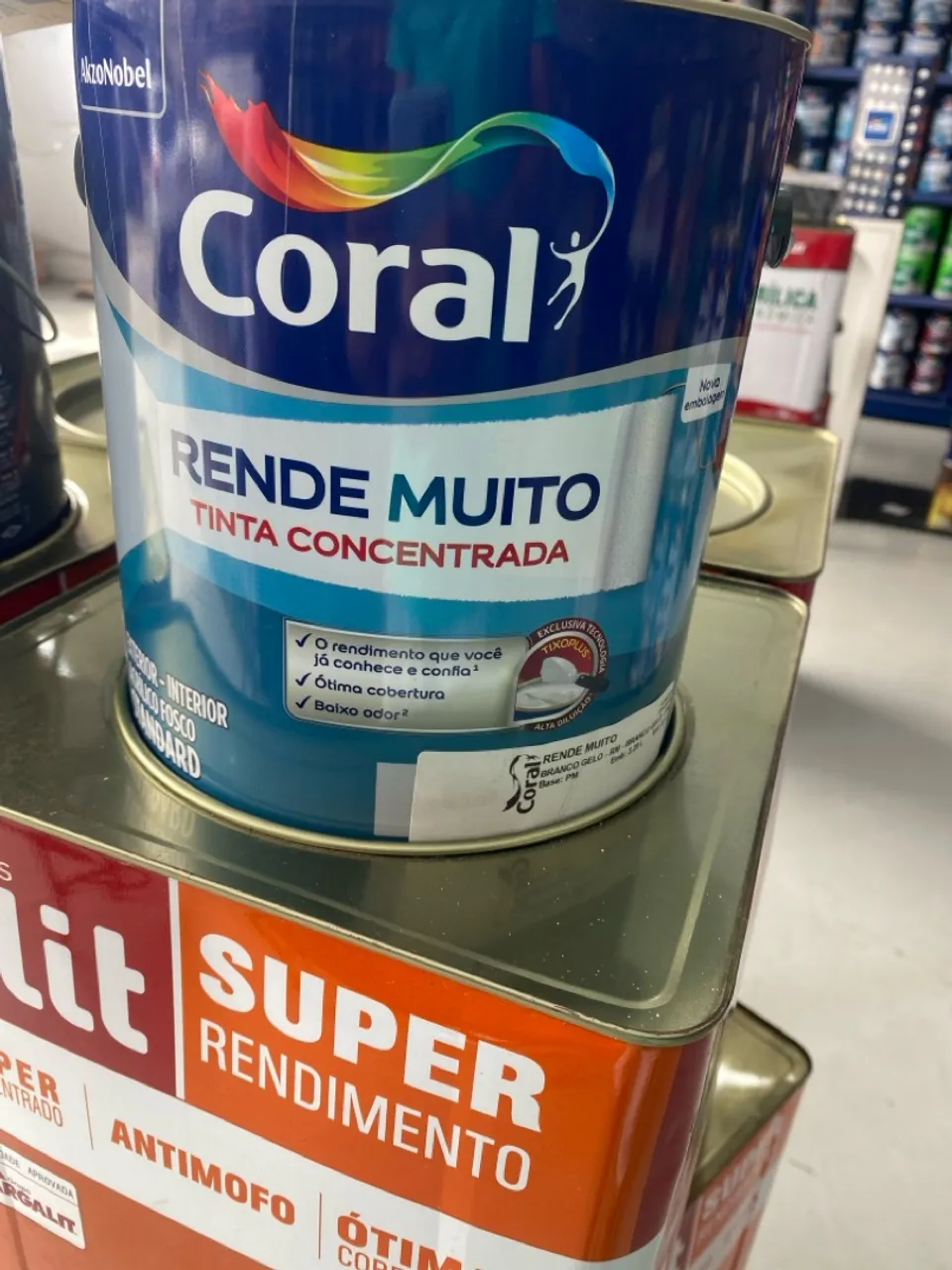 Tinta Coral Branco Gelo