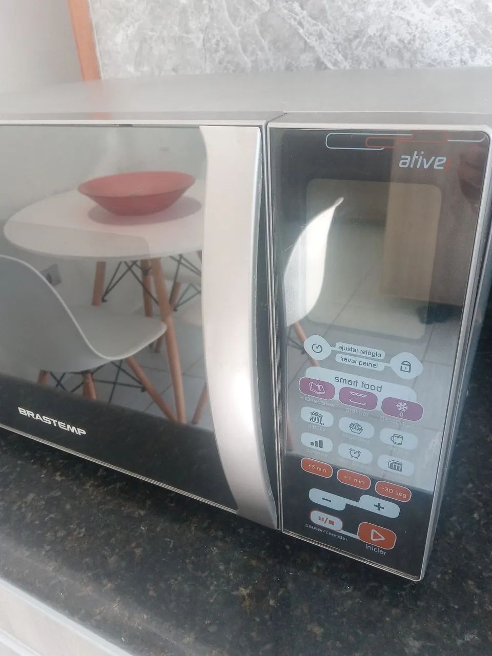MICROONDAS BRASTEMP INOX POETA ESPELHADA. - Fogões e Fornos - Jardim ...