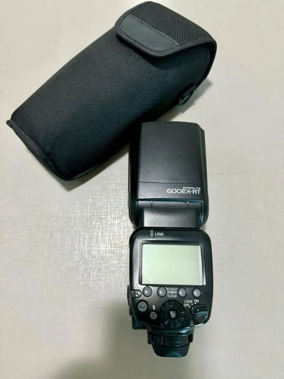 Flash Canon Speedlite com Case - Foto 2